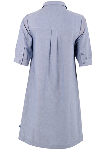 Flot klassisk lyseblå skjortekjole fra Danefæ